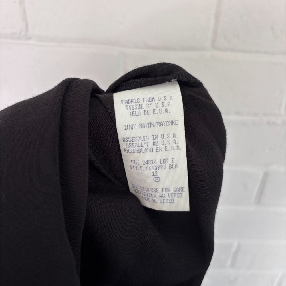Carole Little Vintage 90s Little Black Dress - Picture 7 of 8